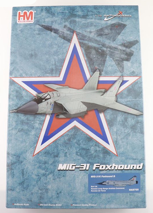 MIG31K Foxhound D Bort 36, Russian Air Force, 1:72, Hobby Master 