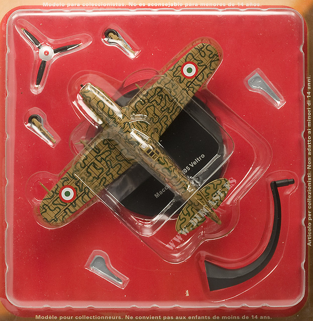 Macchi MC.205 Veltro, Italiy, 1944, 1:72, Altaya 