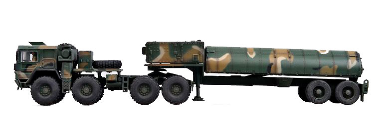 Man M1014 truck with Tractor & BGM-109G Gryphon with Cruise Missile, NATO, 1991, 1:72, Modelcollect 