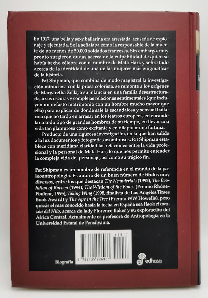 Mata Hari, espía, víctima, mito (Spanish) 