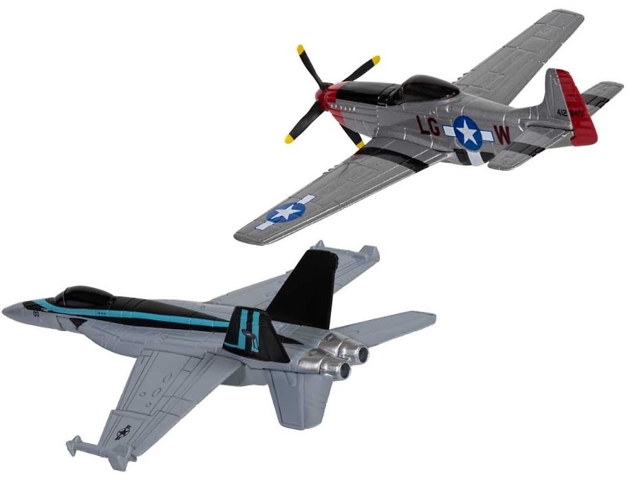 Maverick’s F/A-18 Super Hornet & P-51D Mustang (Top Gun Maverick, 2021), 1:170, Corgi 