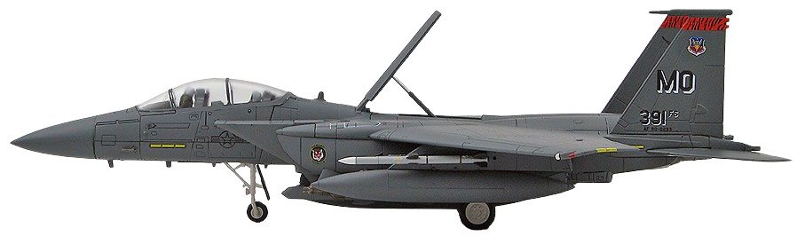 McDonnell Douglas F-15E Strike Eagle, 391st FS Bagram AB, Afghanistan, 2012, 1:72, Hobby Master 