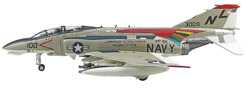 McDonnell Douglas F-4B, VF-51, CAG Bird, CVW-15, USS Coral Sea 