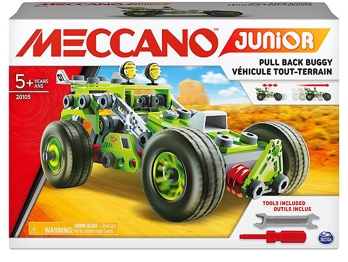 Meccano, 25-in-1 Motorized Supercar STEM Model Building Kit , Meccano 