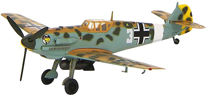 Messerschmitt BF-109E/TROP, 1/JG27, piloto Hans-Joachim Marseille 