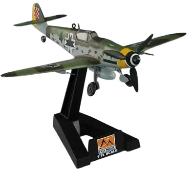 Messerschmitt BF109G-10, Croatia, 1945, 1:72, Easy Model 