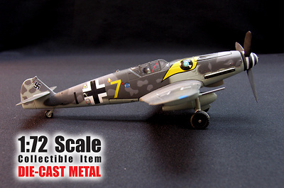 Messerschmitt BF109G-6, Luftwaffe 9./JG 3, Hptm. Wilhelm Lemke, 1:72, Witty Wings 