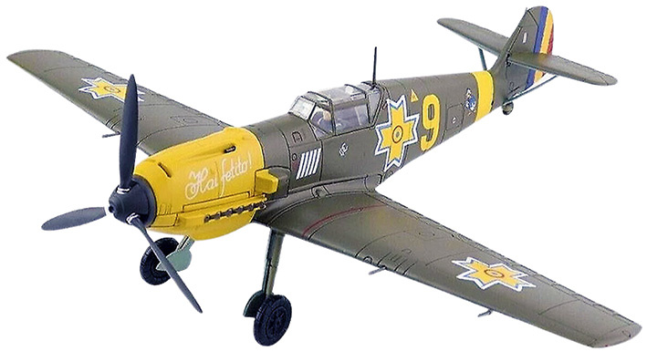 Messerschmitt Bf 109E, Romanian Air Force Grupul 7, Karpovka, USSR, November 1941, 1:48, Hobby Master 