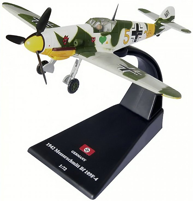 Messerschmitt Bf 109F-4, 1942, 1:72, Amercom 