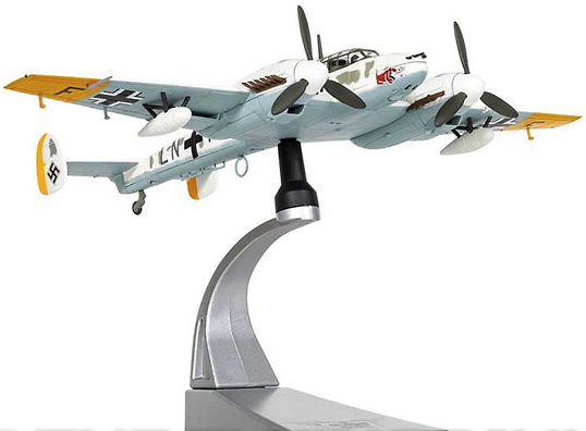 Messerschmitt Bf 110F, Luftwaffe 10.(Z)/JG 5, LN+FR, Eastern Front, Operation Barbarossa, Winter 1942, 1:72, Corgi 