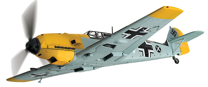 Messerschmitt Bf109E-4, W.Nr. 3579 ‘White 14’, Fahnrich Hans Joachim Marseille, 1:72, Corgi 