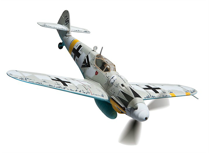 Messerschmitt Bf109G6 Erich Hartmann, Kommandeur I/JG 53, Hungary, 1945, 1:72, Corgi 