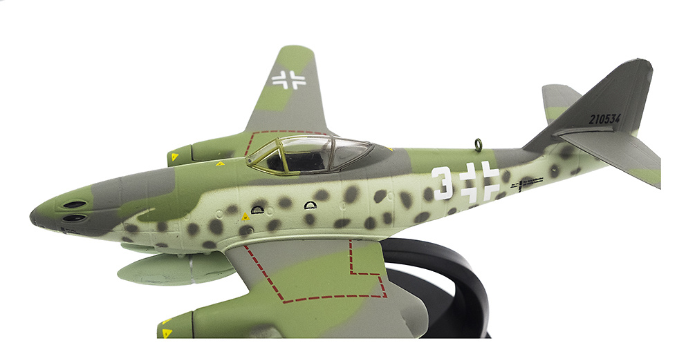 Messerschmitt ME-262 A-1A, pilot Adolf Galland, 1945, 1:72, Atlas 