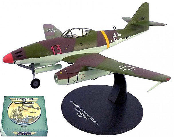 Messerschmitt ME 262 A-1A, pilot Heinrich Bar, 1945, 1:72, Atlas 