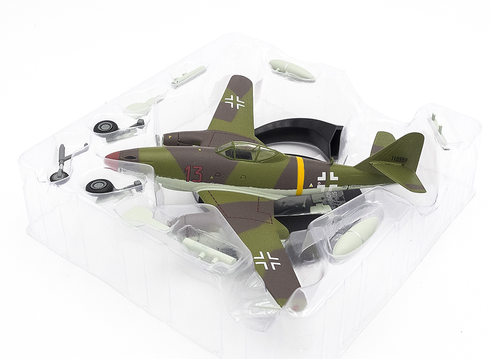 Messerschmitt ME 262 A-1A, pilot Heinrich Bar, 1945, 1:72, Atlas 