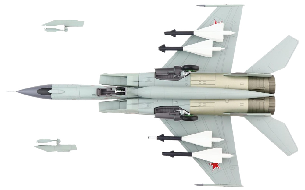 MiG-25PDS Foxbat-E, Ukrainian AF, 146th GFAR, Blue 20, Vasilkov AB, Ukraine, 1990, 1:72, Hobby Master 