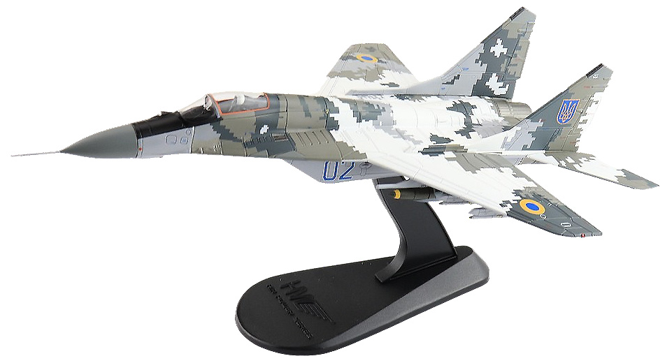 Mig-29 9-13 “Fulcrum C” Bort 02, Ukrainian Air Force, 1:72, Hobby Master 