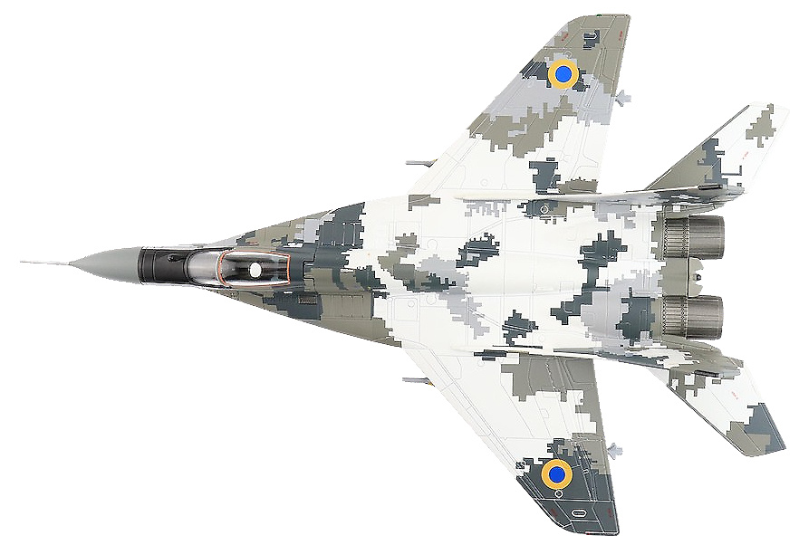 Mig-29 9-13 “Fulcrum C” Bort 02, Ukrainian Air Force, 1:72, Hobby Master 