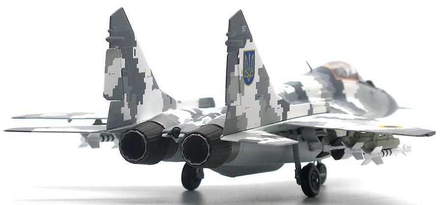 Mikoyan MiG-29MU1 Fulcrum-C ,Ukranian Air Force, Yellow 57, Ukraine, 2014, 1:72, JC Wings 