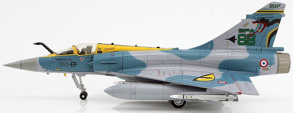 Mirage 2000-5, Armee de l'Air EC 3/11 Corse, 188-EF, Squadron 100th Anniversary, Djibouti, 2017 1:72, Hobby Master 