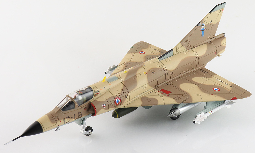 Mirage IIIC, Armee de l'Air EC 3/10 Vexin, 10-LB, Djibouti AB, October, 1984, 1:72, Hobby Master 