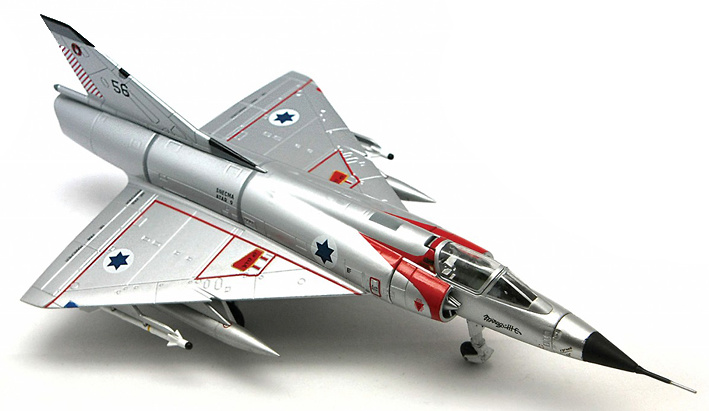 Mirage IIIC Israeli Air Force 1967, Aircraft Shahak 56 of the Gloria Epstein Squadron No 101, 1:72, Falcon Models 