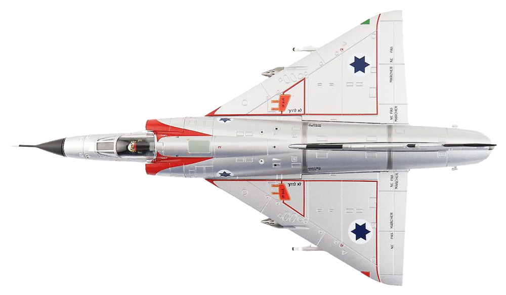 Mirage IIICJ Shahak IDF/AF 101st (First) Sqn, #59, Yoram Agmon, Hatzor AB, Israel, 1966, 1:72, Hobby Master 