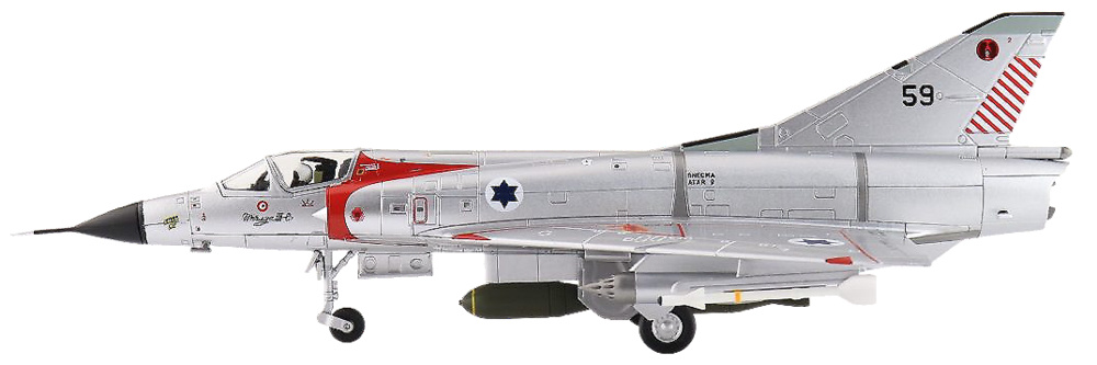 Mirage IIICJ Shahak IDF/AF 101st (First) Sqn, #59, Yoram Agmon, Hatzor AB, Israel, 1966, 1:72, Hobby Master 