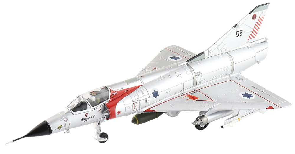 Mirage IIICJ Shahak IDF/AF 101st (First) Sqn, #59, Yoram Agmon, Hatzor AB, Israel, 1966, 1:72, Hobby Master 