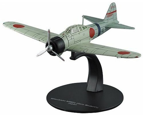 Mitsubishi A6M2a Zero, Model 11, World War II, Japan, 1:72, Altaya 