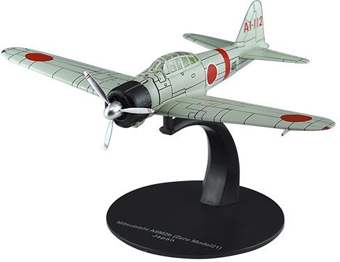 Mitsubishi A6M2b Zero Model 21, World War 2, Japanese Navy, 1:72, DeAgostini 