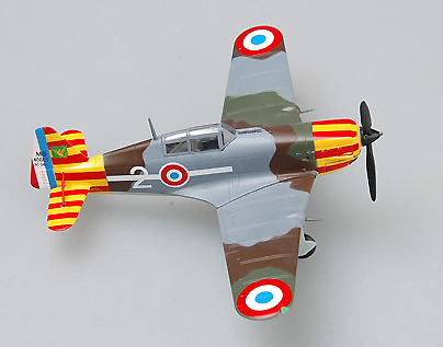 Morane Saulnier 406, Vichy Air Force, 2nd Escadrille, 1:72, Easy Model 