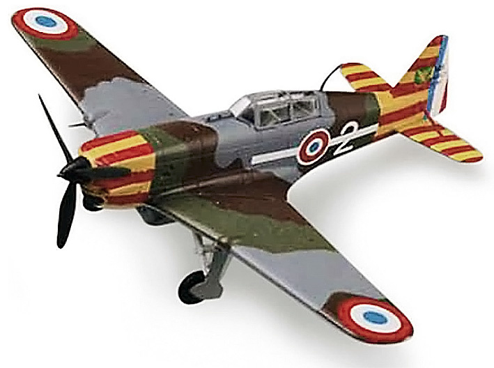 Morane Saulnier 406, Vichy Air Force, 2nd Escadrille, 1:72, Easy Model 