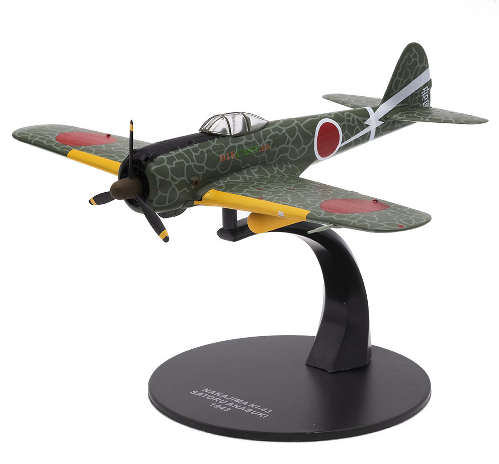 Nakajima KI-43, pilot Satoru Anabuku, Japón, 1943, 1:72, Atlas 