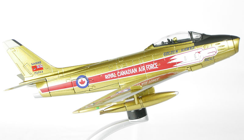 North American F-86 Sabre, RCAF Golden Hawks, CFB Chatham, Canada, 1959, 1:72, Corgi 