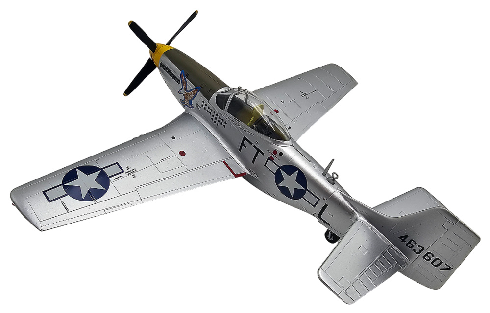 North American P-51D Mustang, USAAF 354th FG, 353rd FS, #44-63607, Glenn Eagleston, 1:48, Easy Models 