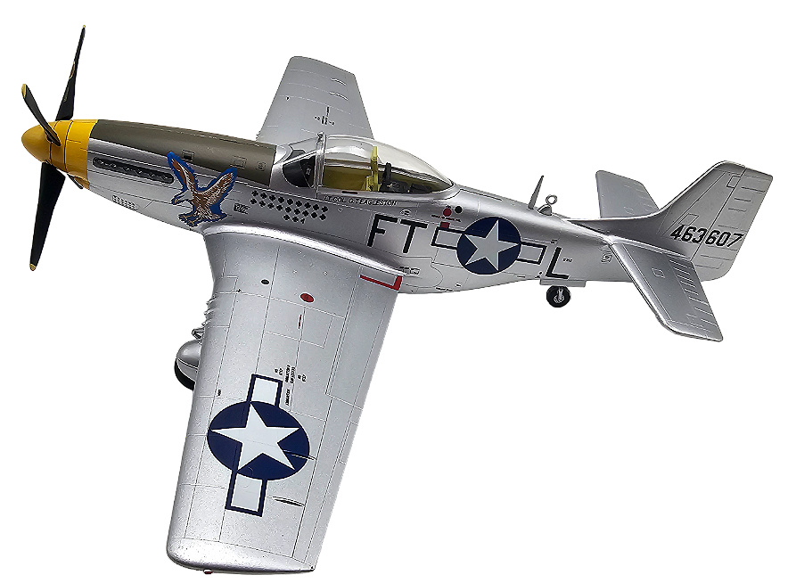 North American P-51D Mustang, USAAF 354th FG, 353rd FS, #44-63607, Glenn Eagleston, 1:48, Easy Models 