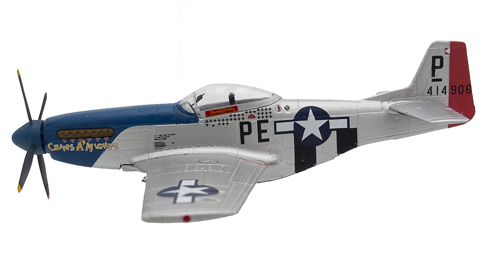 North American P-51D Mustang, pilot George Preddy, 1944, 1:72, Atlas 