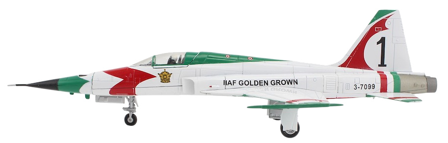 Northrop F-5E Tiger II, IIAF Golden Crown, #3-7099 #1, Iran, 1970s, 1:72, Hobby Master 