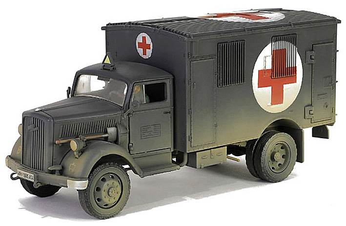 Opel BLITZ GERMAN 4x4 AMBULANCE 1940, 1:32, Forces of Valor 