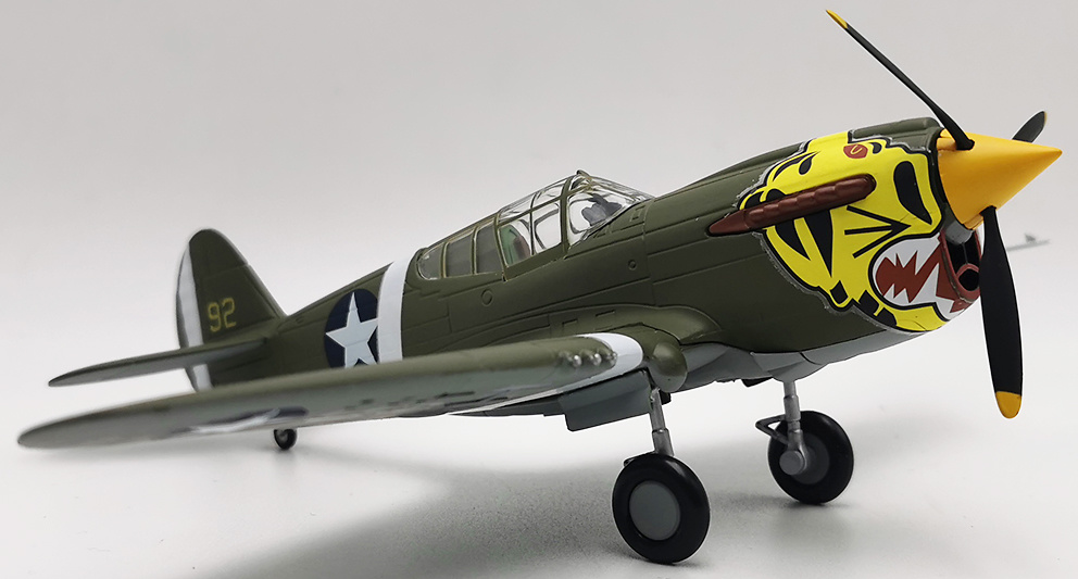 P-40E Warhawk, Aleutian Tigers, USAAF, 1:48, Franklin Mint 