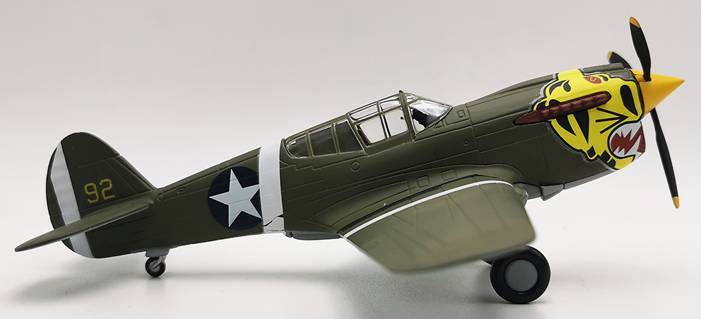 P-40E Warhawk, Aleutian Tigers, USAAF, 1:48, Franklin Mint 