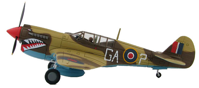 P-40N Kittyhawk FX-760, 112 Squadron, RAF, 1944, 1:72, Hobby Master 