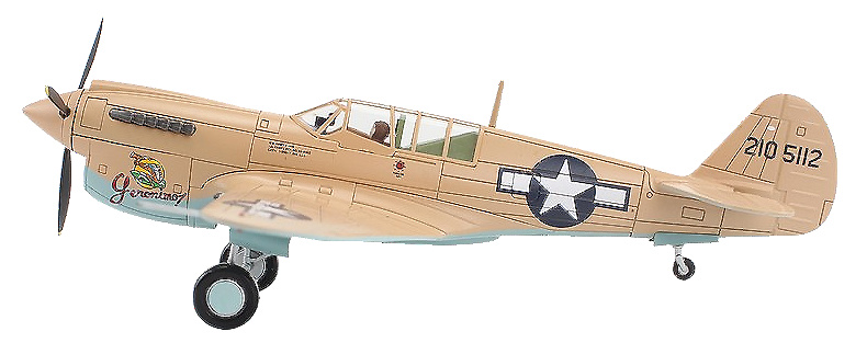 P-40N Warhawk, USAAF, Bruce Campbell, Mankin Island, 1943, 1:72, Hobby Master 