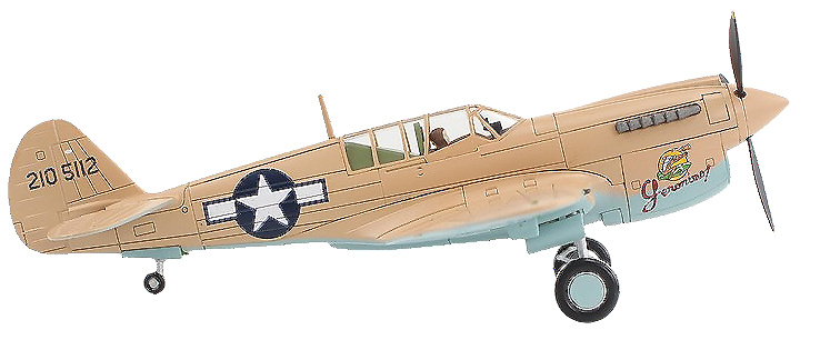 P-40N Warhawk, USAAF, Bruce Campbell, Mankin Island, 1943, 1:72, Hobby Master 