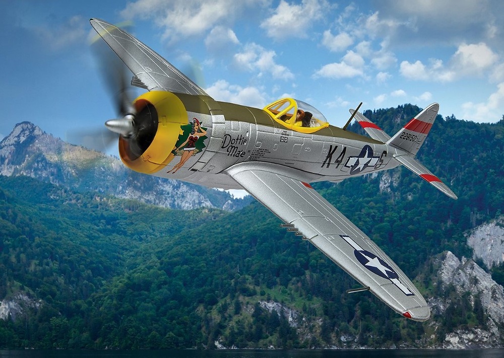 P-47D Thunderbolt, 'Dottie Mae' Henry Mohr, Ebensee, Austria, May 8th 1945, 1:72, Corgi 