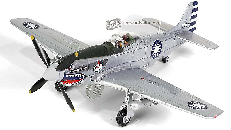 P-51 D ROCA 7th Squadron, 5th Fighter Group, Captain Cheng Sung Ting 1948, 1:72, Forces of Valor 