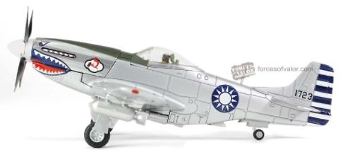 P-51 D ROCA 7th Squadron, 5th Fighter Group, Captain Cheng Sung Ting 1948, 1:72, Forces of Valor 