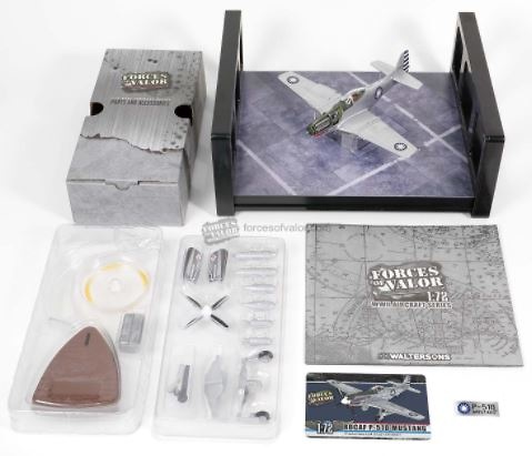 P-51 D ROCA 7th Squadron, 5th Fighter Group, Captain Cheng Sung Ting 1948, 1:72, Forces of Valor 