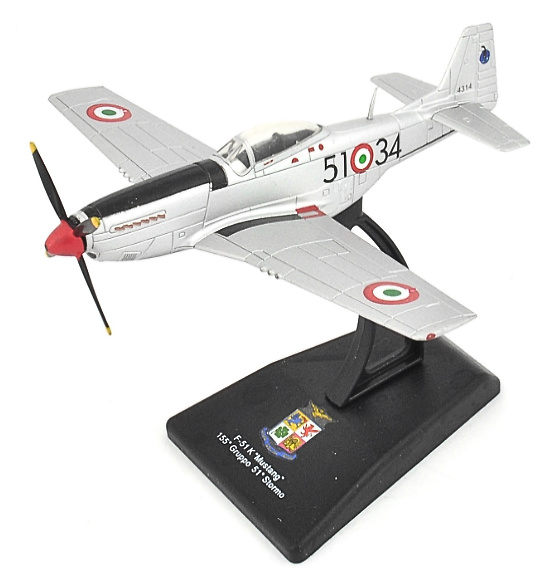 P-51 K Mustang 155th Gruppo 51st Stormo, Italian Military Aviation, 1: 100, RCS Libri 